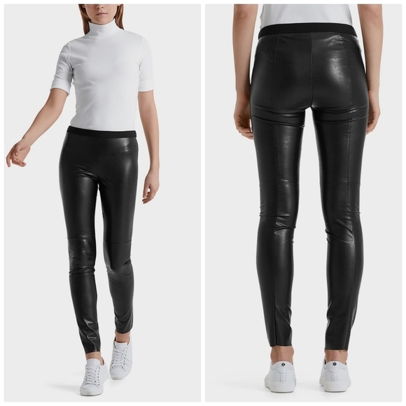 MARC Cain faux leather leggings size 14 - Picture 1 of 15